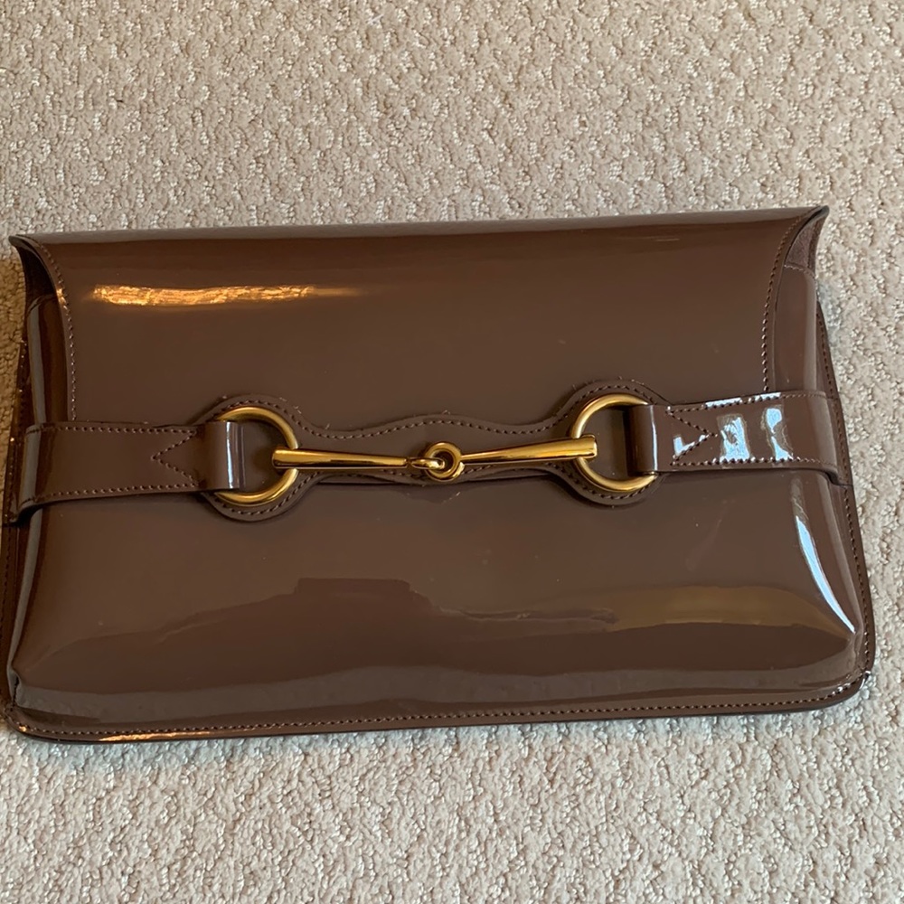 Gucci Clutch with gold hardware brand New!